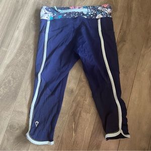 Ivivva by Lululemon Navy Capri Leggings
